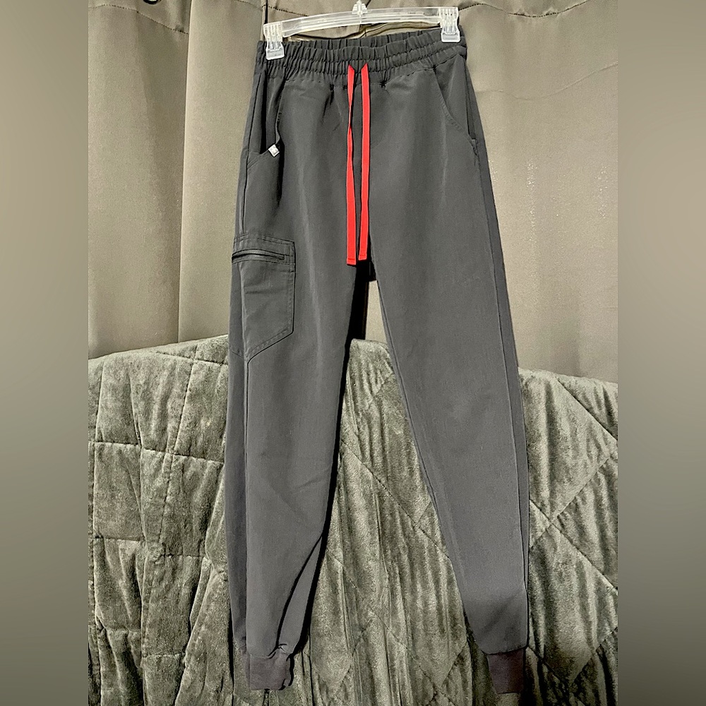 FIGS Charcoal High Waist Zamora Jogger Scrub Pant Size XXS
